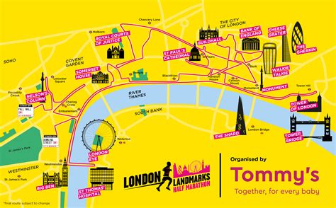 london landmarks half marathon route